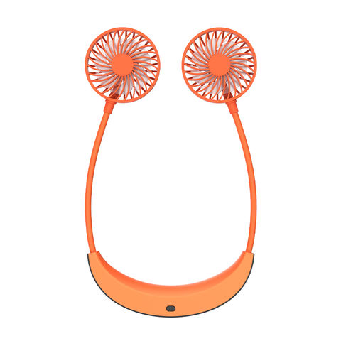 Street vender hanging neck fan