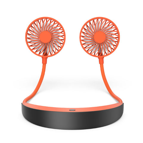 Street vender hanging neck fan
