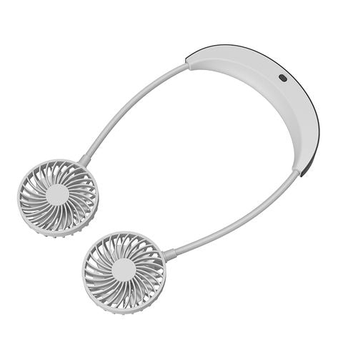 Street vender hanging neck fan
